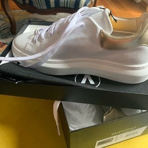 New White gold back Valentino sneakers
